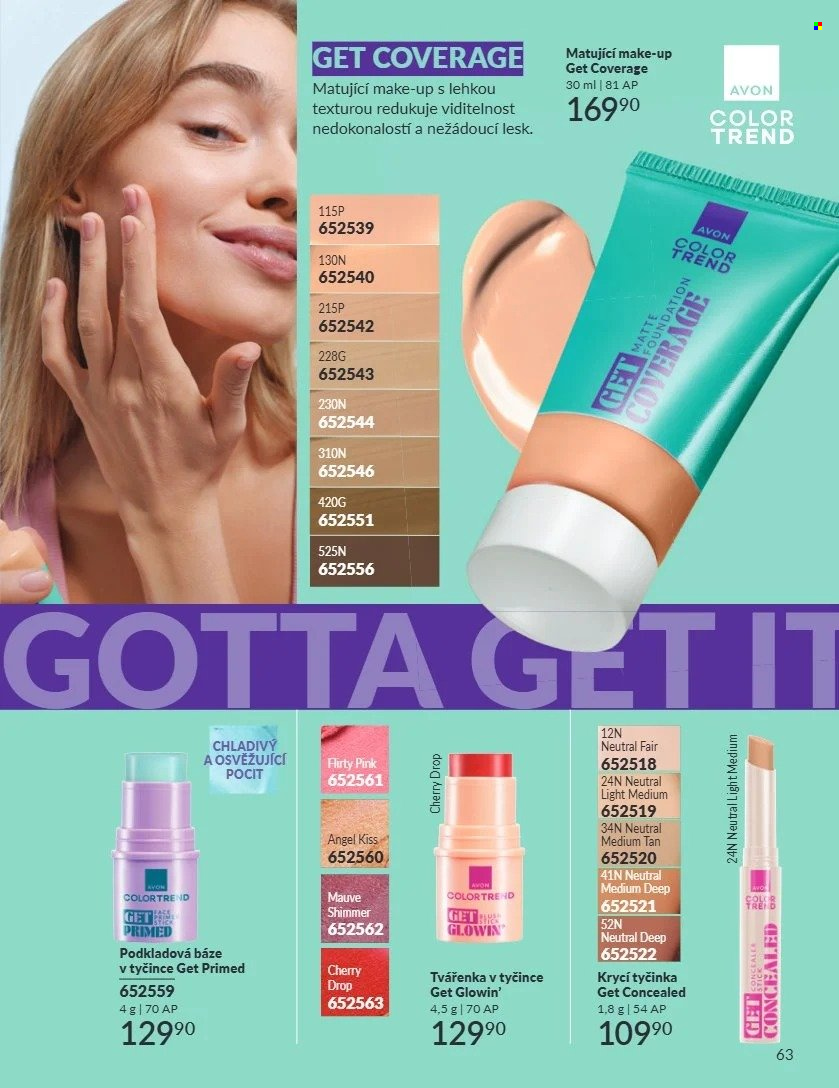 Leták AVON - 1.8.2026 - 31.8.2026. Strana 63