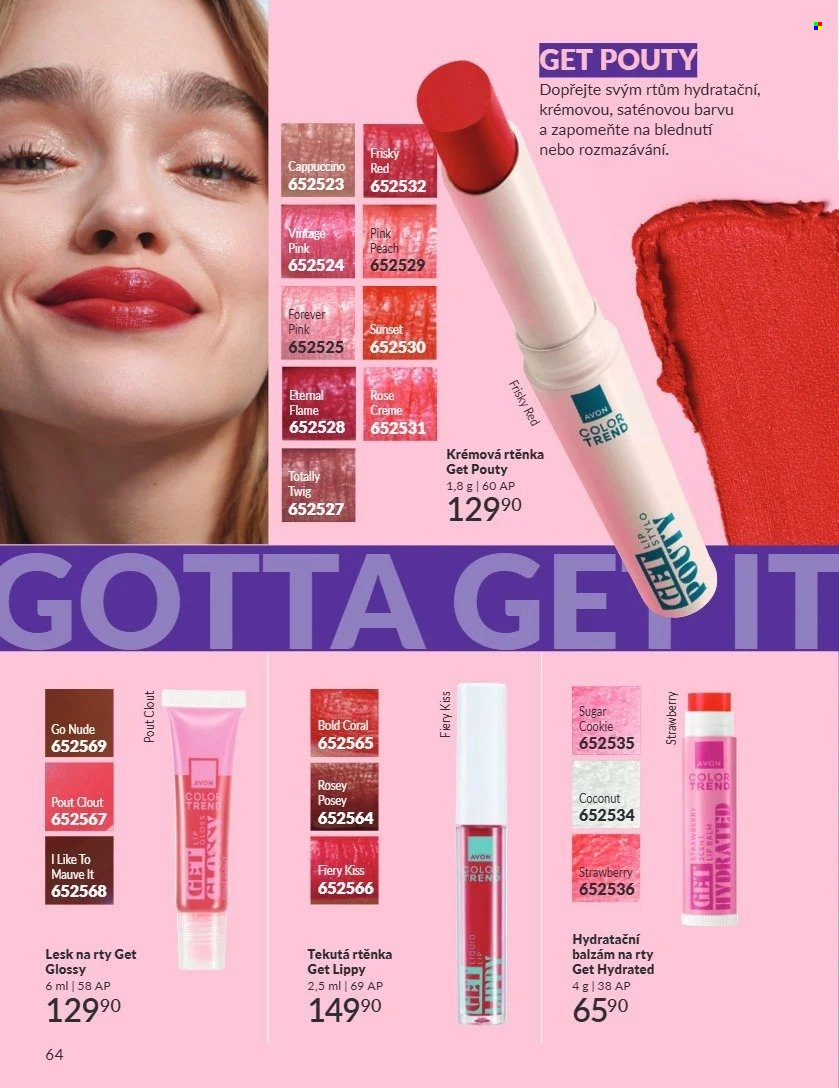 Leták AVON - 1.8.2026 - 31.8.2026. Strana 64