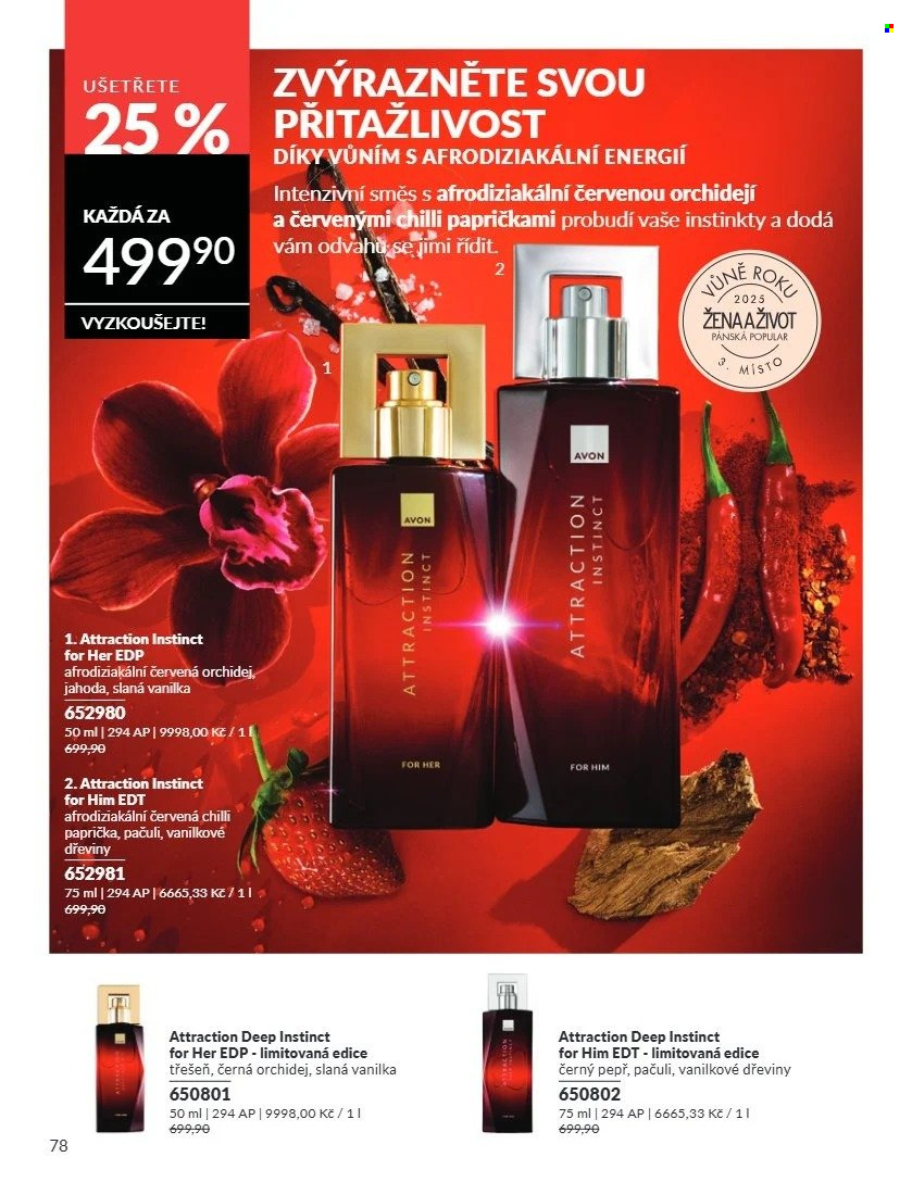 Leták AVON - 1.8.2026 - 31.8.2026. Strana 78