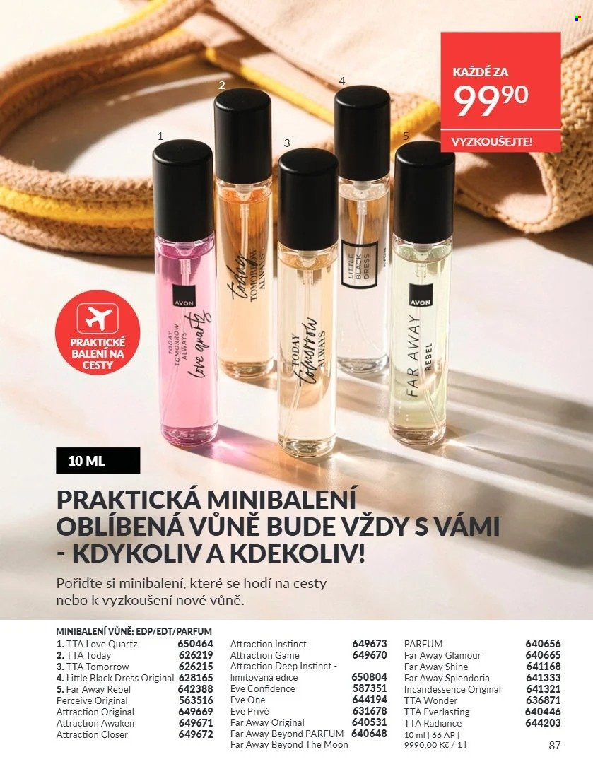 Leták AVON - 1.8.2026 - 31.8.2026. Strana 87