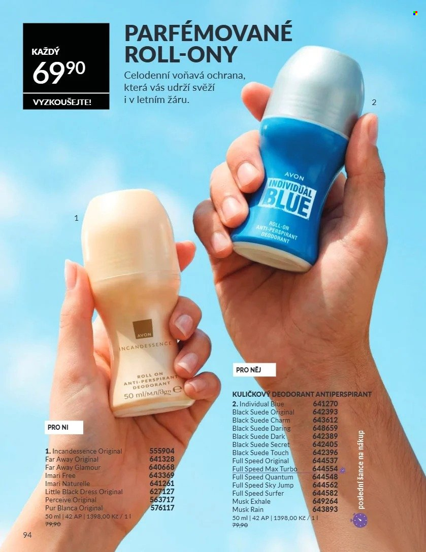 Leták AVON - 1.8.2026 - 31.8.2026. Strana 93