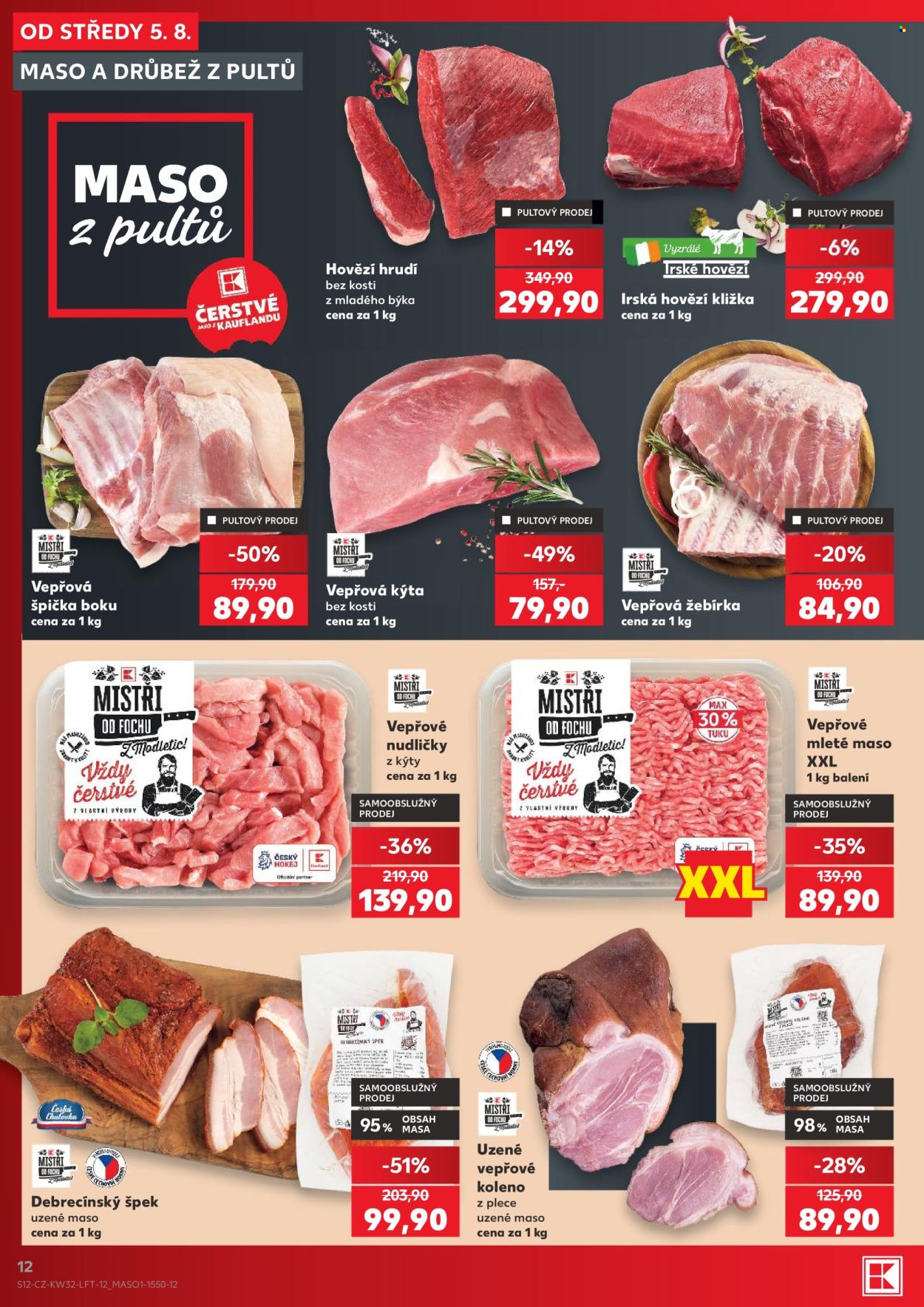 Leták Kaufland - 5.8.2026 - 11.8.2026. Strana 12