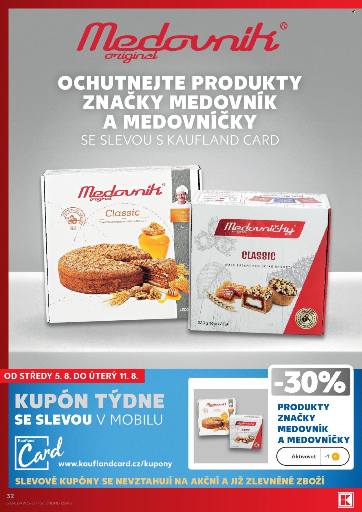 Leták Kaufland - 5.8.2026 - 11.8.2026. Strana 32