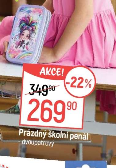 PRÁZDNÝ ŠKOLNÍ PENÁL