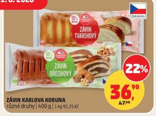 ZÁVIN KARLOVA KORUNA