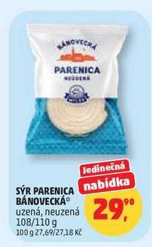 SÝR PARENICA BÁNOVECKÁ*