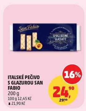 ITALSKÉ PEČIVO S GLAZUROU SAN FABIO*
