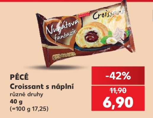 PÉCÉ Croissant s náplní