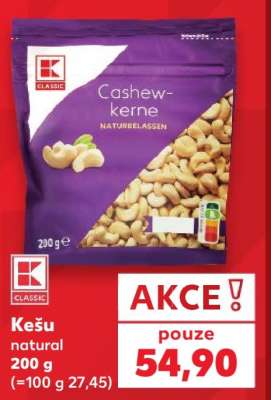 Kešu natural 200 g