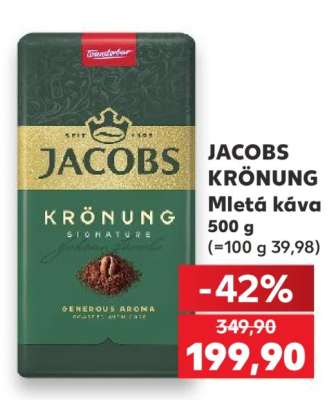 JACOBS KRÖNUNG Mletá káva