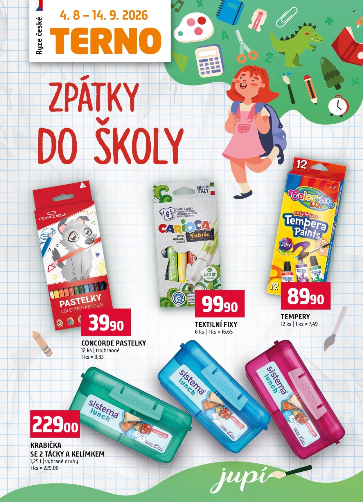 Leták coop TERNO - 4.8.2026 - 14.9.2026. Strana 1