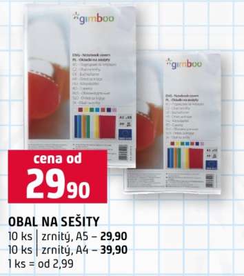 Obal na sešity