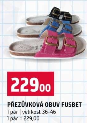PŘEZŮVKOVÁ OBUV FUSBET