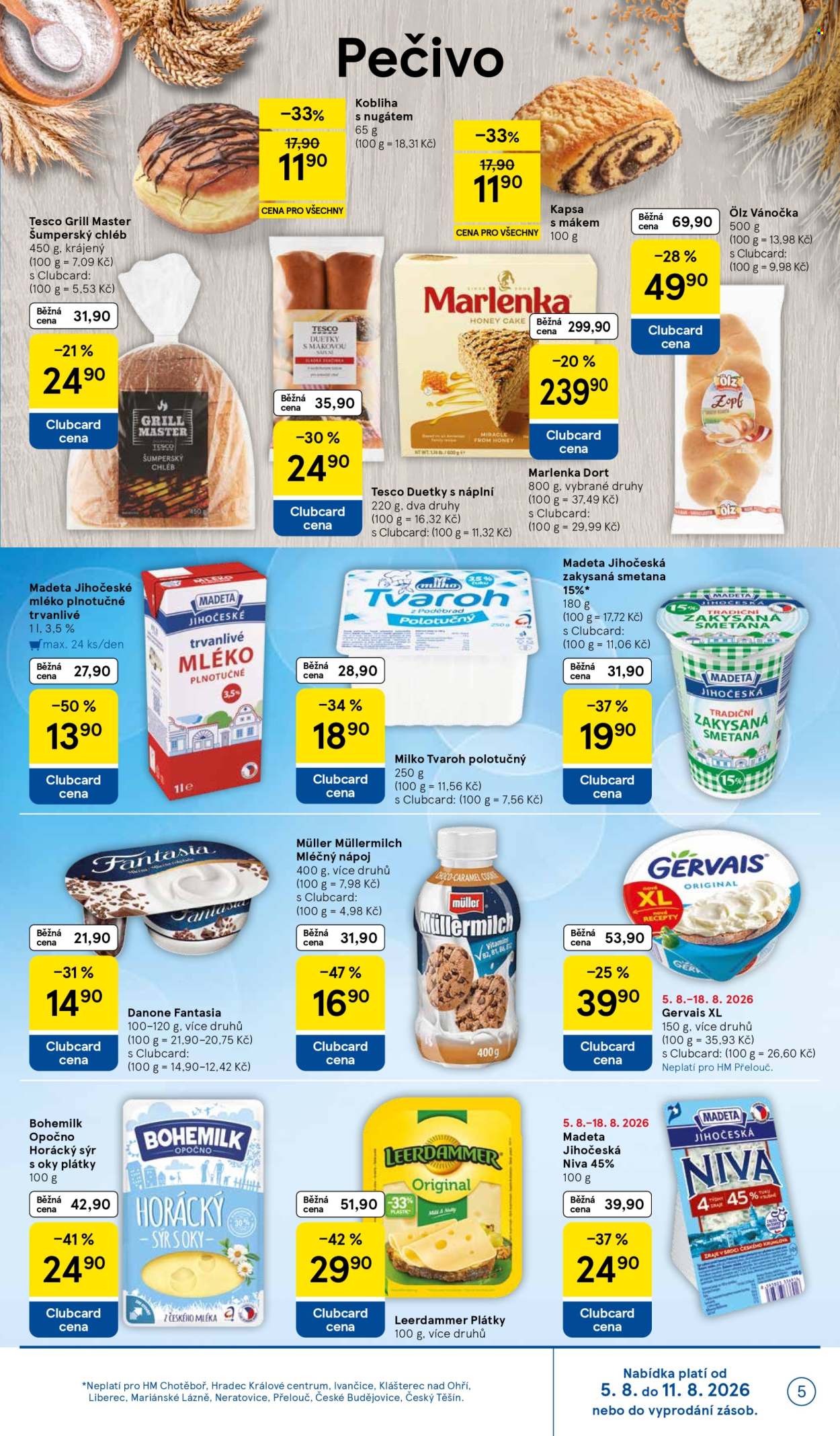 Leták TESCO - 5.8.2026 - 11.8.2026. Strana 5