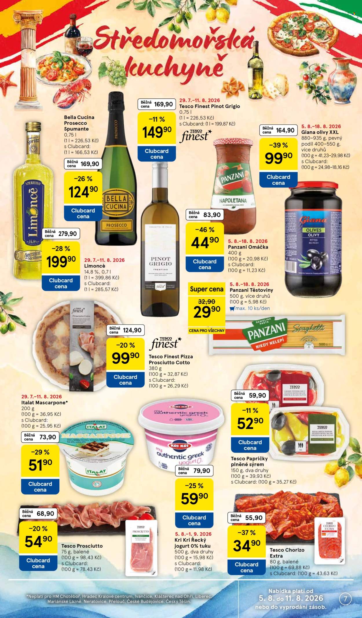 Leták TESCO - 5.8.2026 - 11.8.2026. Strana 7