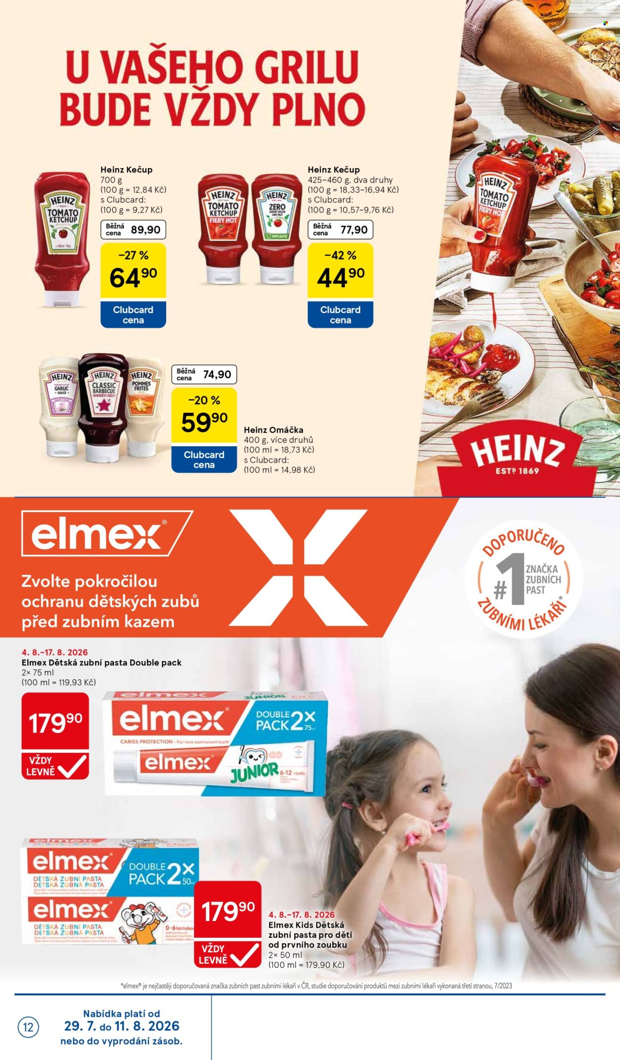 Leták TESCO - 5.8.2026 - 11.8.2026. Strana 12