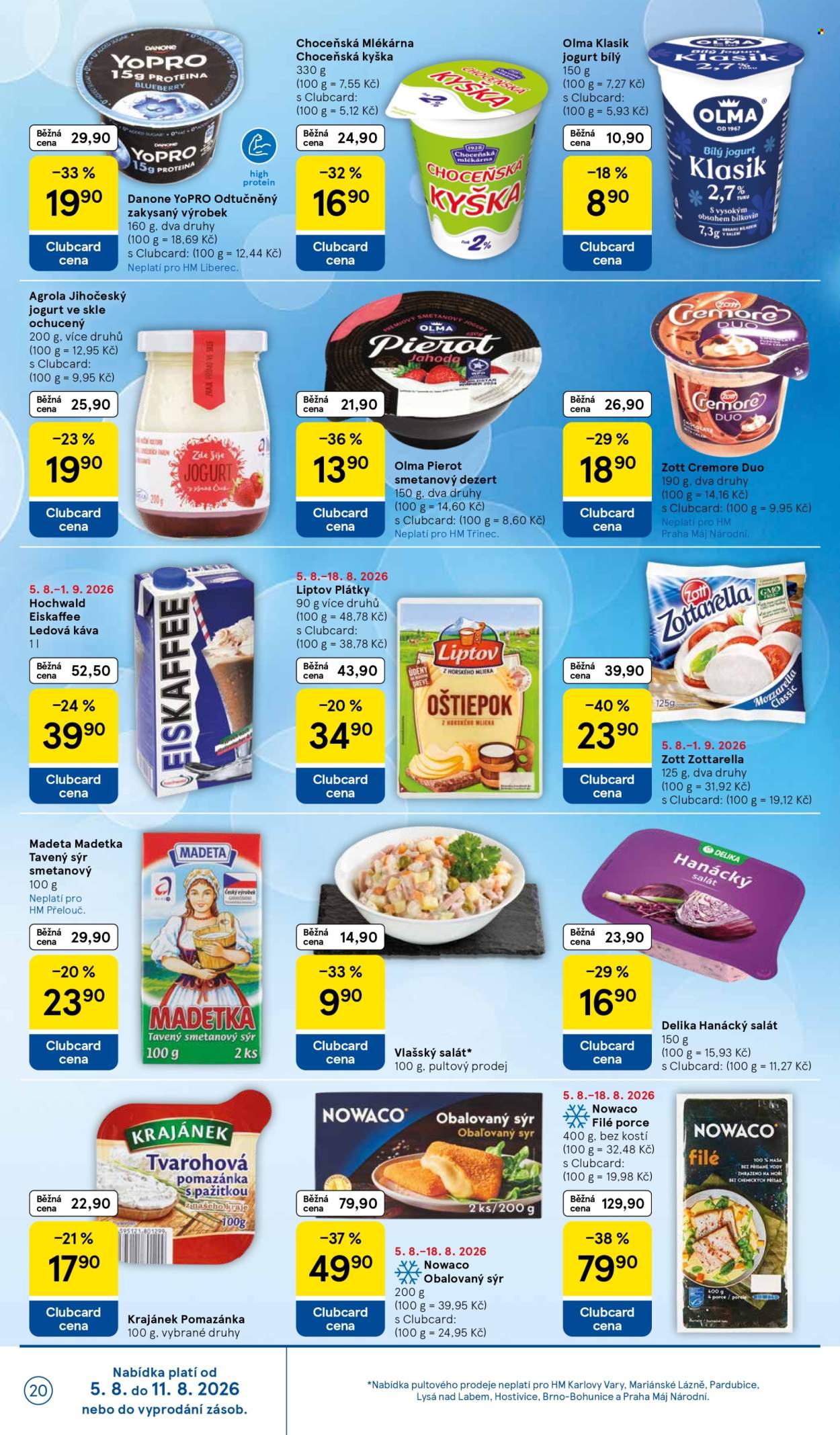 Leták TESCO - 5.8.2026 - 11.8.2026. Strana 20