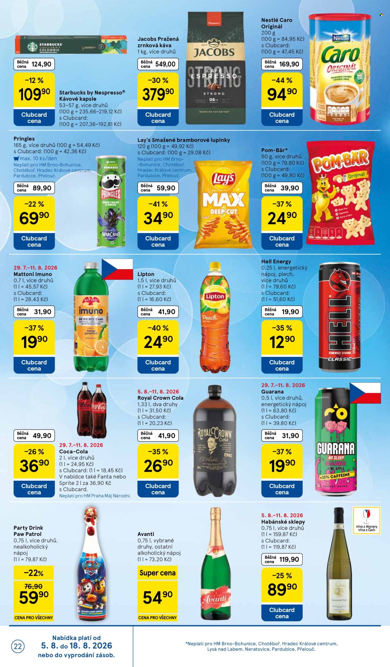 Leták TESCO - 5.8.2026 - 11.8.2026. Strana 22