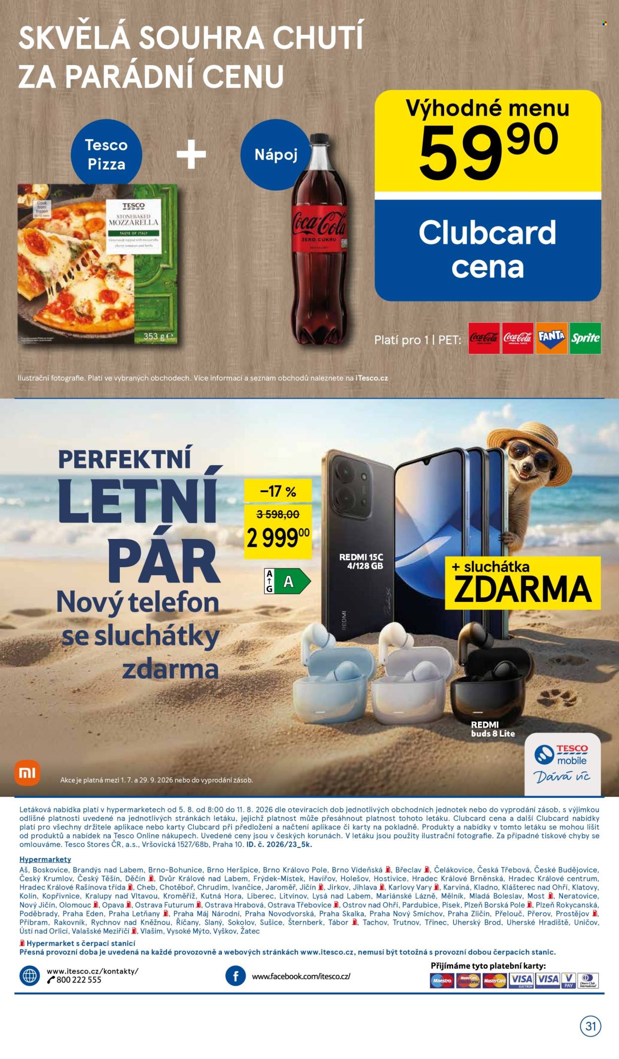 Leták TESCO - 5.8.2026 - 11.8.2026. Strana 31