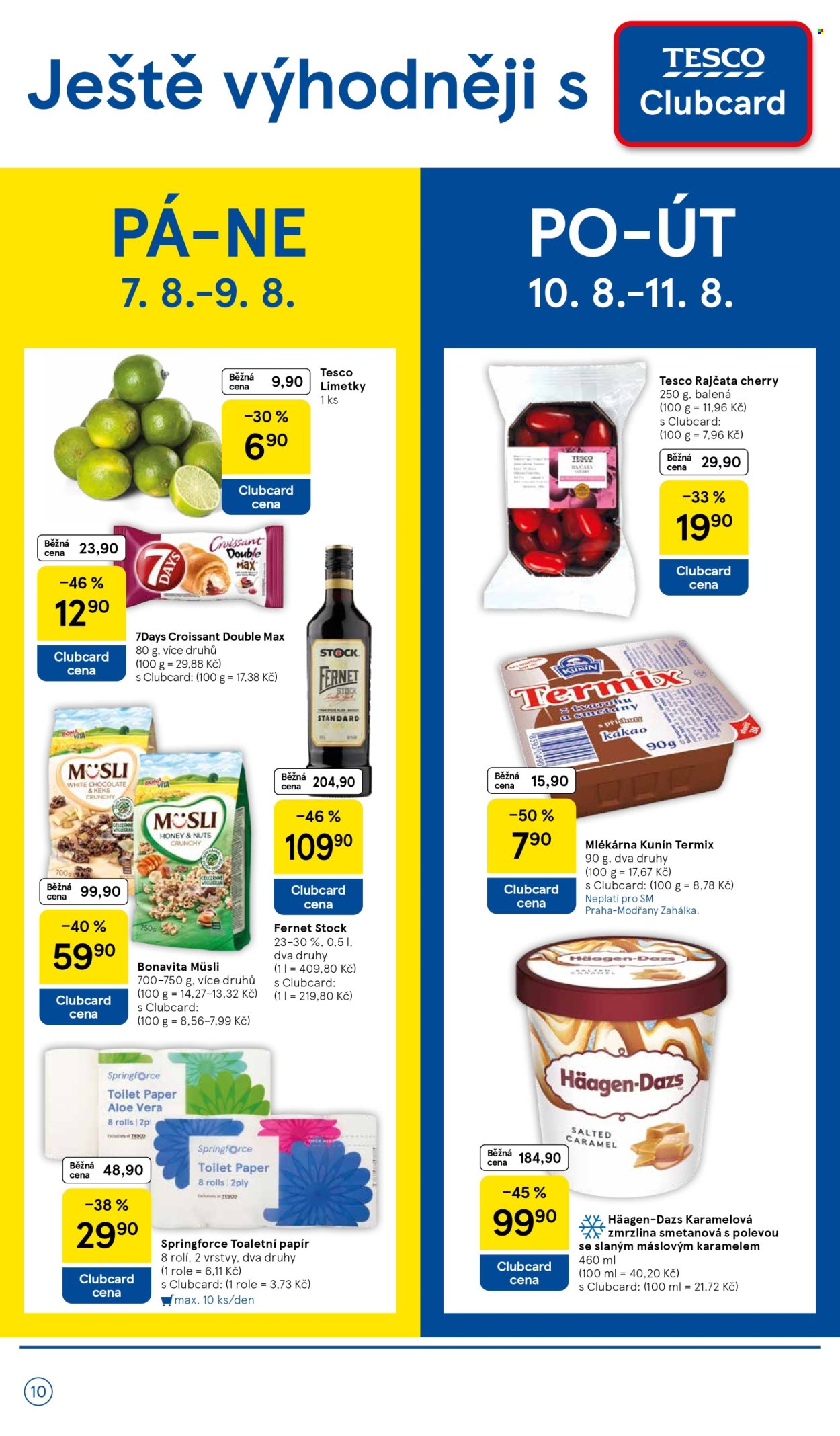 Leták TESCO supermarket - 5.8.2026 - 11.8.2026. Strana 10