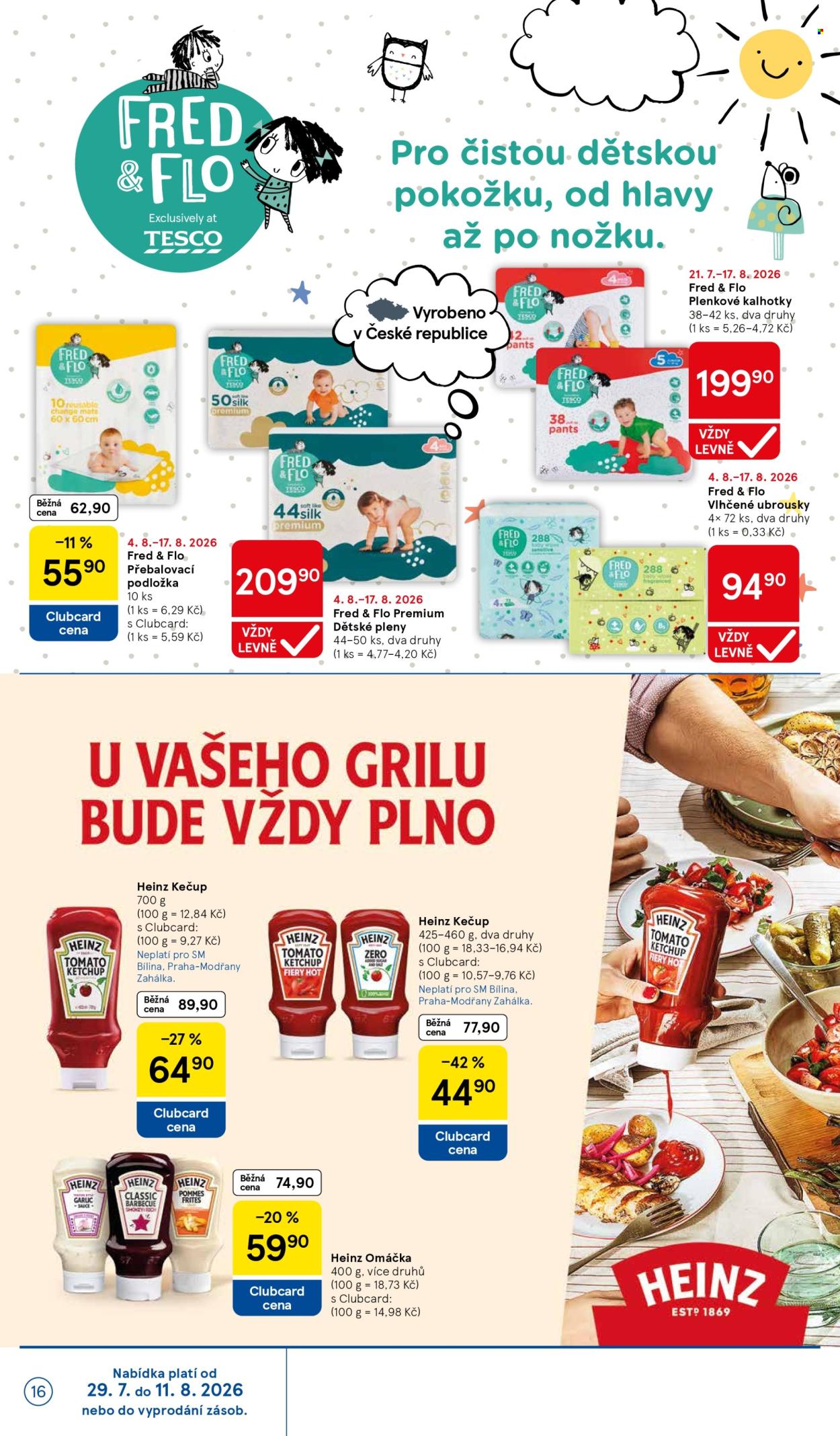 Leták TESCO supermarket - 5.8.2026 - 11.8.2026. Strana 16