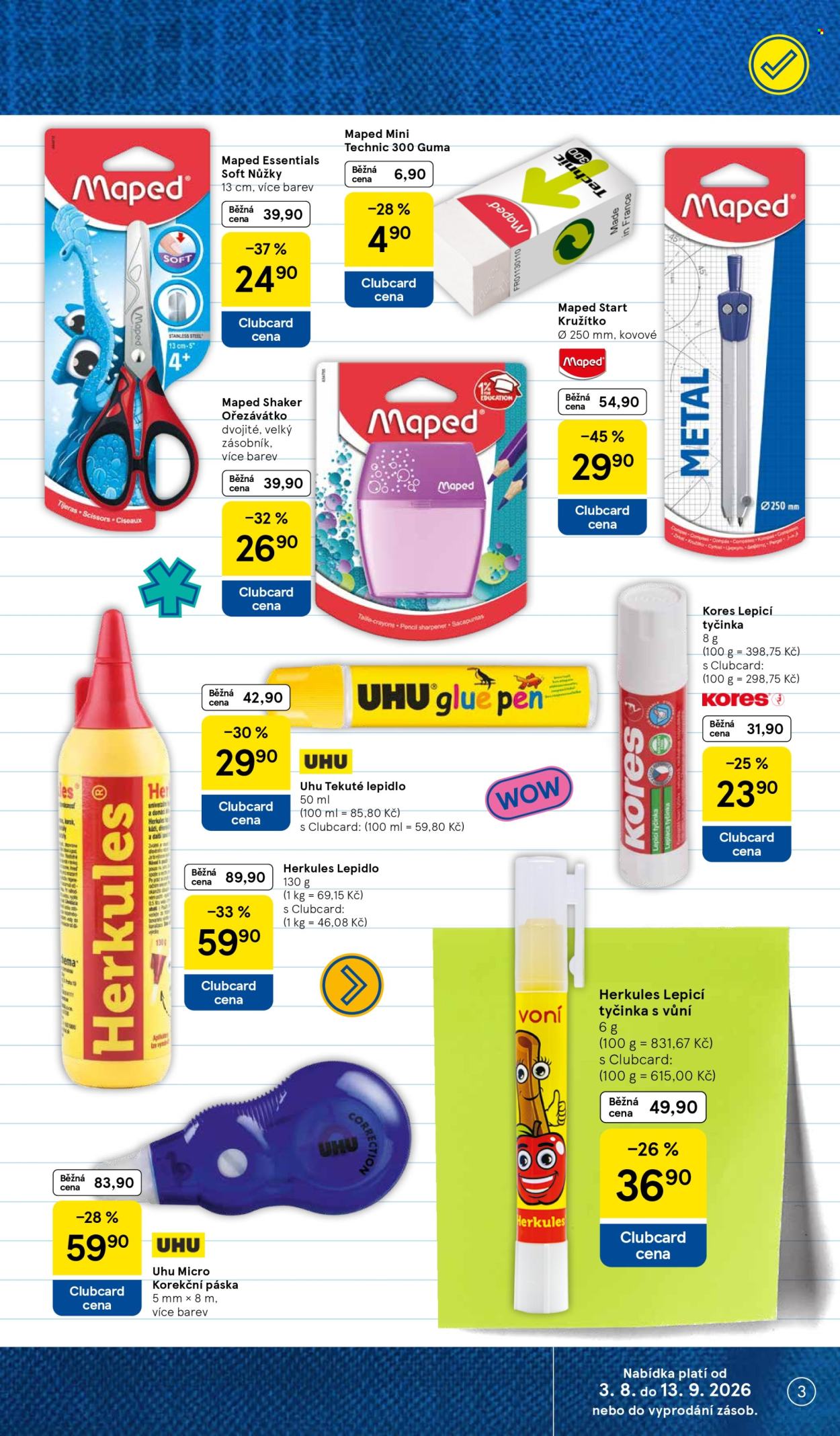 Leták TESCO hypermarket - 3.8.2026 - 13.9.2026. Strana 3