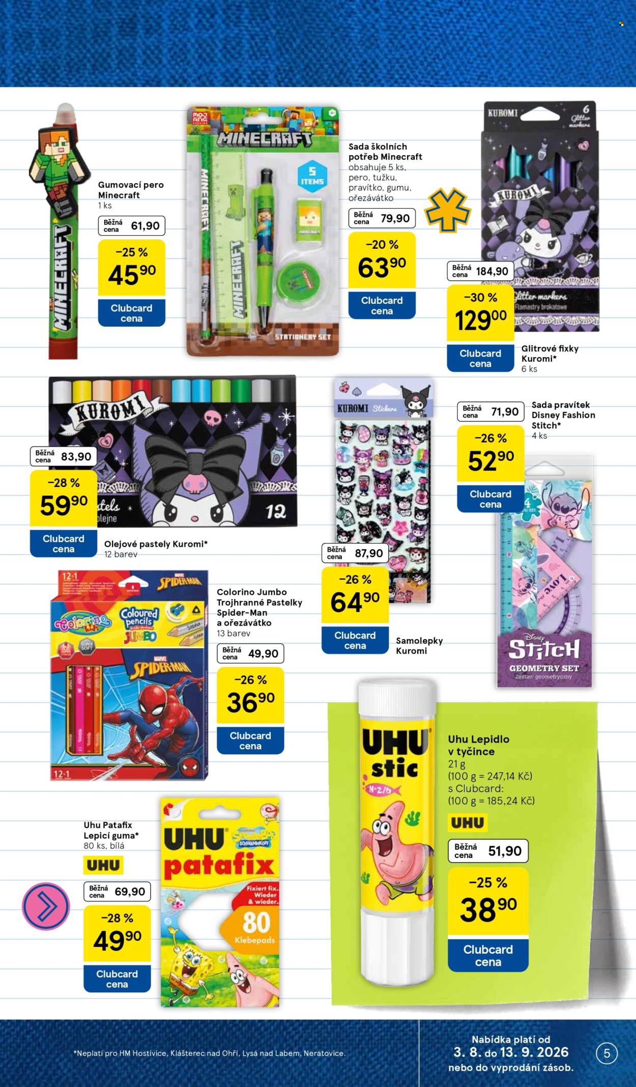 Leták TESCO hypermarket - 3.8.2026 - 13.9.2026. Strana 5