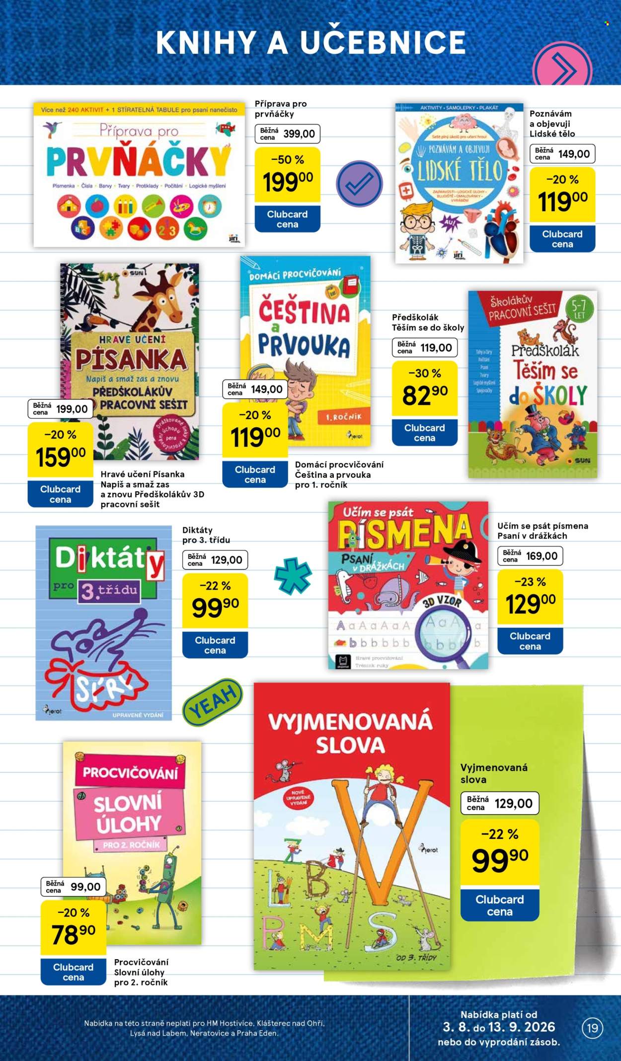 Leták TESCO hypermarket - 3.8.2026 - 13.9.2026. Strana 19