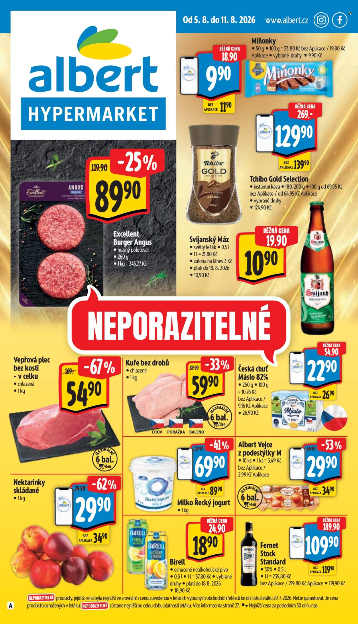 Leták Albert Hypermarket - 5.8.2026 - 11.8.2026. Strana 1