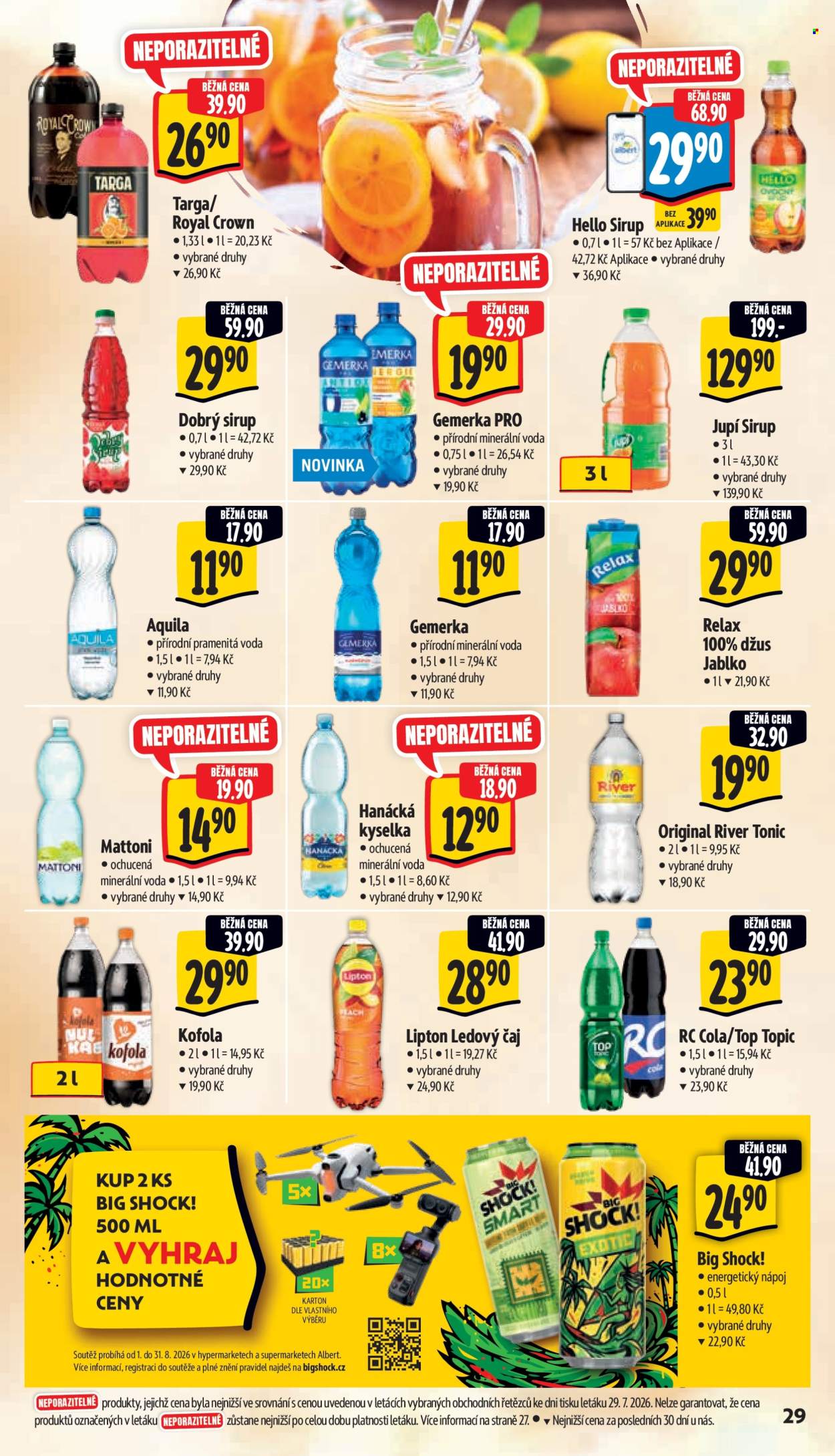 Leták Albert Hypermarket - 5.8.2026 - 11.8.2026. Strana 39