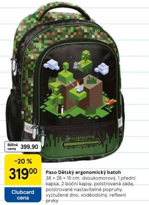 Paso Dětský ergonomický batoh