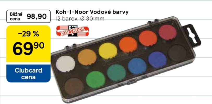 Koh-i-noor Vodové barvy