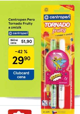 Centropen Pero Tornado Fruity a zmizík