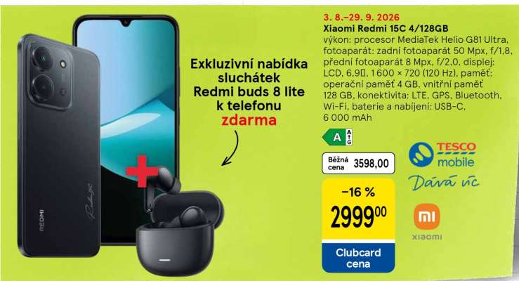 Xiaomi Redmi 15C 4/128GB