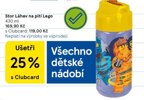 Stor Láhev na pití Lego
