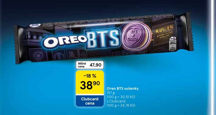 Oreo BTS sušenky