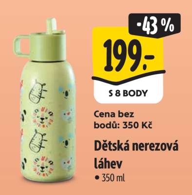 Dětská nerezová láhev