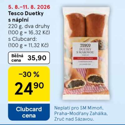 Tesco Duetky s náplní