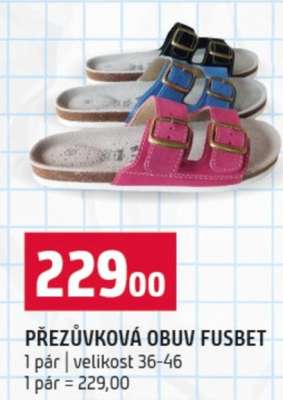 PŘEZŮVKOVÁ OBUV FUSBET