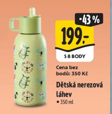 Dětská nerezová láhev