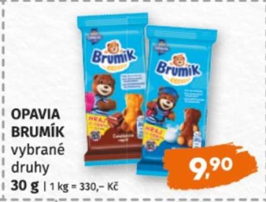 OPAVIA BRUMÍK vybrané druhy