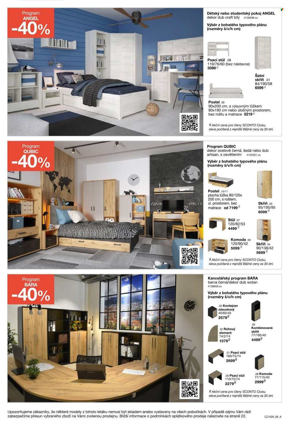 Leták SCONTO NÁBYTEK - 5.8.2026 - 25.8.2026. Strana 6