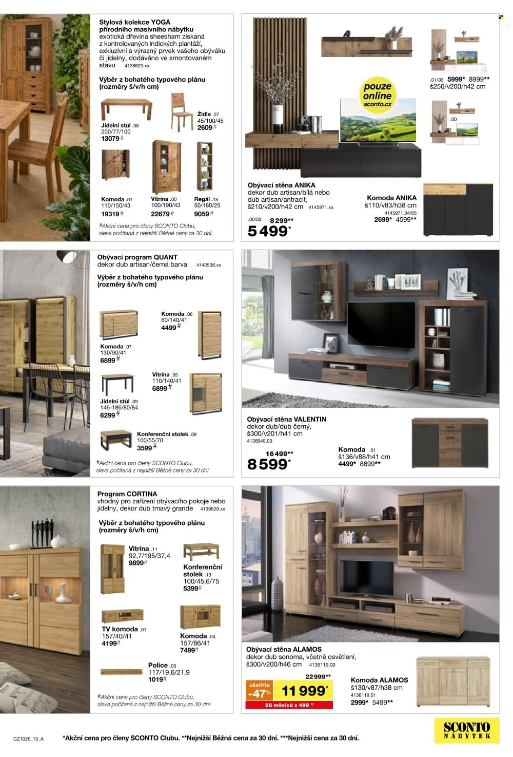 Leták SCONTO NÁBYTEK - 5.8.2026 - 25.8.2026. Strana 13