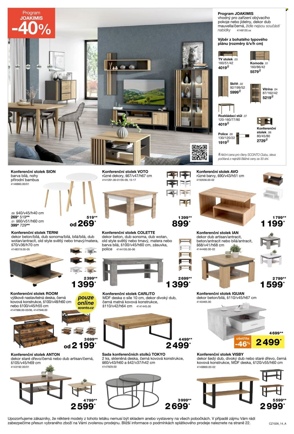 Leták SCONTO NÁBYTEK - 5.8.2026 - 25.8.2026. Strana 14