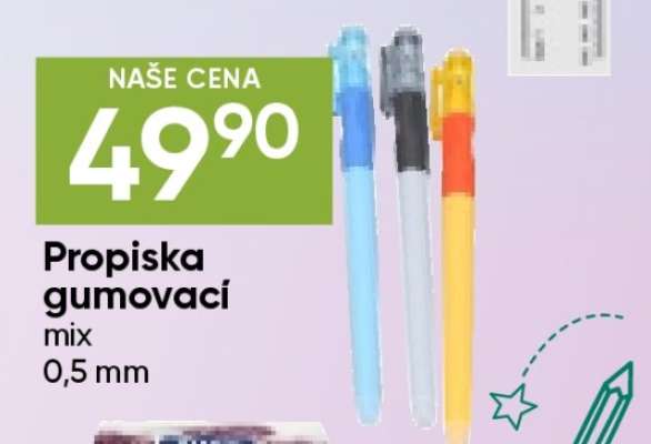 Propiska gumovací