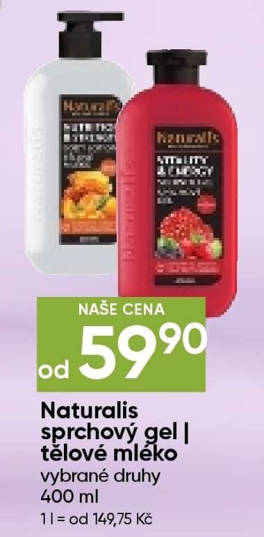 Naturalis sprchový gel | tělové mléko