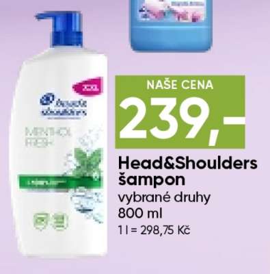 HEAD& SHOULDERS Šampon