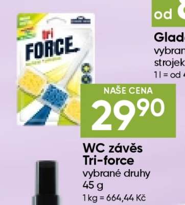 WC závěs Tri-force