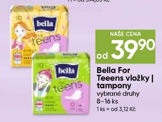 Bella For Teeens vložky | tampony