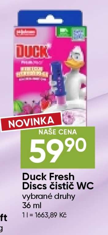 Duck Fresh Discs čistič WC